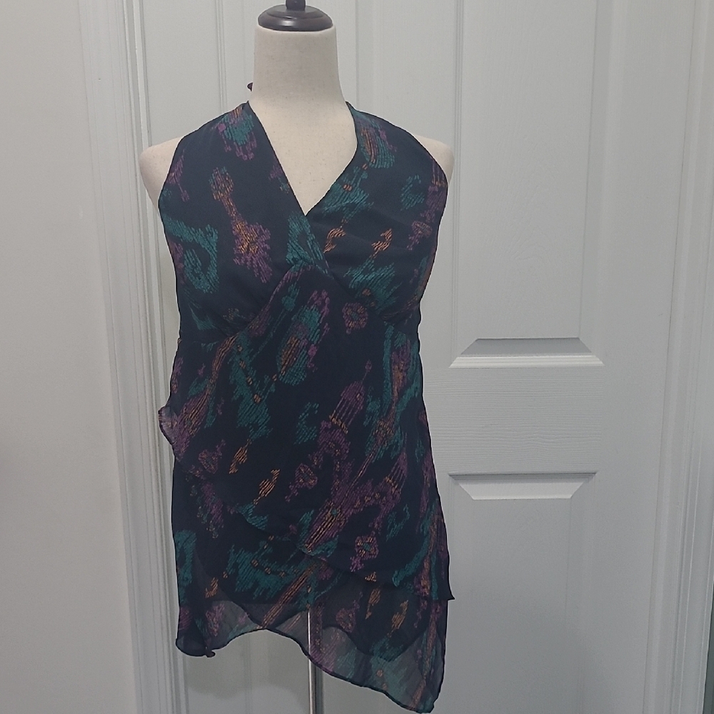 Lane Bryant Black and Green Women's Top